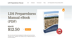 Desktop Screenshot of ldspreparednessmanual.com